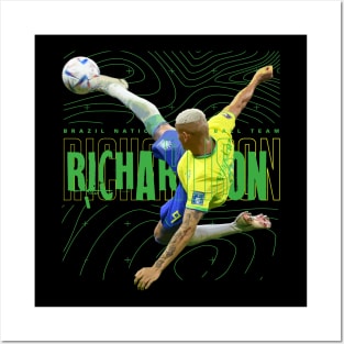 Richarlison Brazil Posters and Art